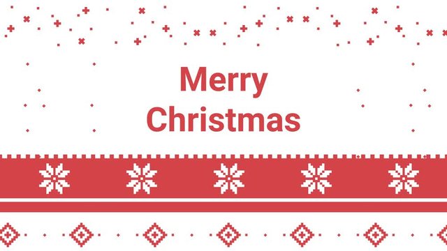 New Year and Merry Christmas festive pixel pattern for holiday. Traditional Lapland vector pattern, folk art embroidery ornaments from Norway, Sweden, Finland, Ukraine, Poland and Russia. 