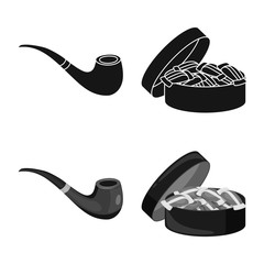 Vector illustration of refuse and stop logo. Collection of refuse and habit vector icon for stock.