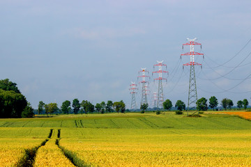 Reliance on high voltage lines.