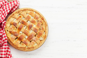 Traditional apple pie