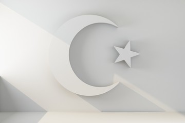 symbol of islam on the wall