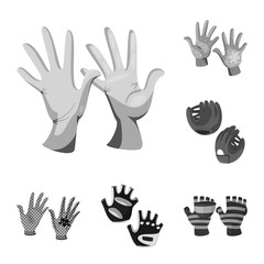 Vector design of property and distinctive sign. Set of property and textile vector icon for stock.