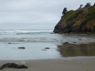 Fototapeta na wymiar Pacific Ocean Beach