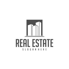 Building Idea logo template, Modern City logo designs concept, Real Estate logo Vector Illustration