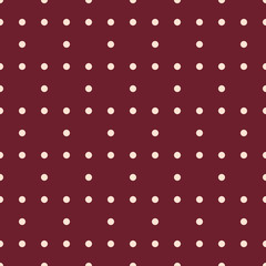 White dots diamond and square seamless pattern vector