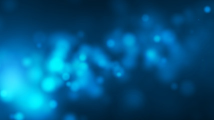 Blue Shiny Glitter Particle Background