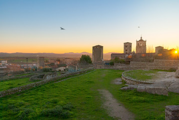 Medieval town of Trujillo in Extremadura, Spain