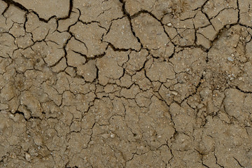A barren land that is shattered for background and textured.
