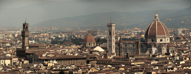 Florence Skyline seen from Piazzale Michelangelo