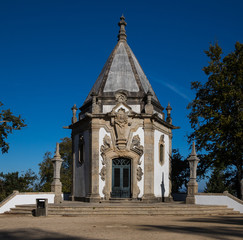 Calvary in Bom Jesus do Monte, Braga, Portugal - a famous religious tourist destination