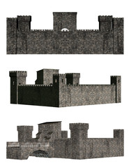 3D Medieval fortress