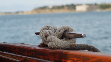 rope on dock
