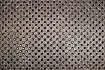 surface of black sofa leatherette upholstery. Pattern, texture background