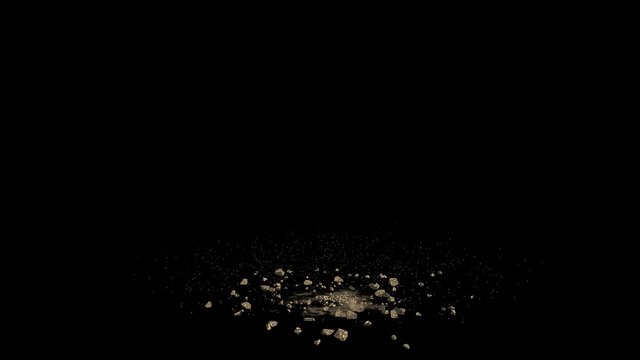 Dust Explosion with Alpha Channel
