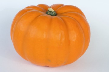 small neat round orange bio pumpkin from Switzerland