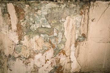 Old cracked wall - abstract background