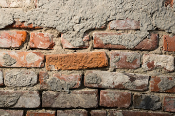 Texture of a brick wall.