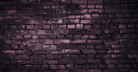 Fototapeta na wymiar Texture of destroyed brick wall.
