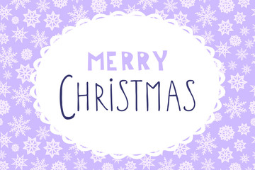 Merry Christmas - greeting card. eps10 vector illustration. hand drawing