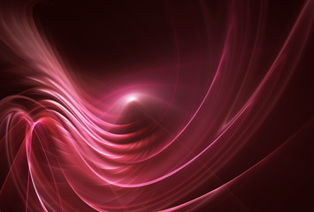 Abstract color dynamic background with lighting effect. Fractal wavy. Fractal art