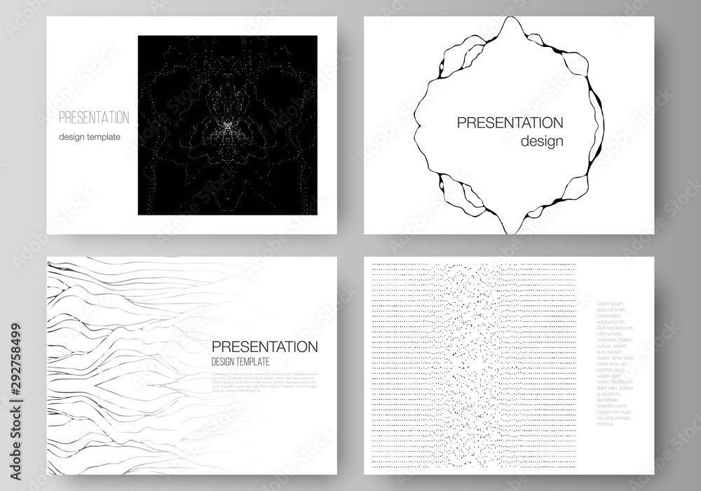 Poster the minimalistic abstract vector illustration layout of the presentation slides design business temp