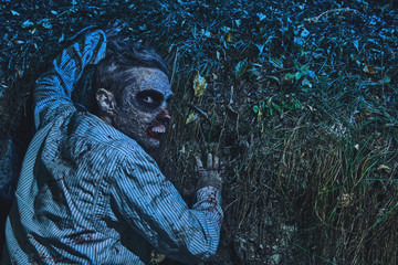 afraid mutilated zombie