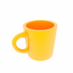Orange Color Cup