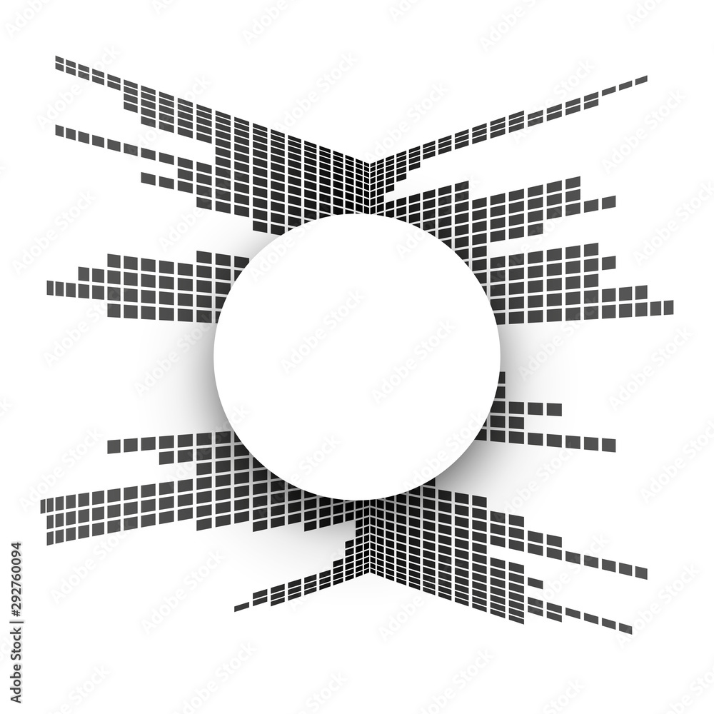 Poster the vector illustration of the editable layout of banner design templates. abstract big data visuali