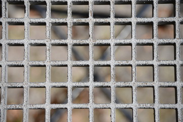 	iron grating