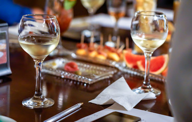Wine tasting