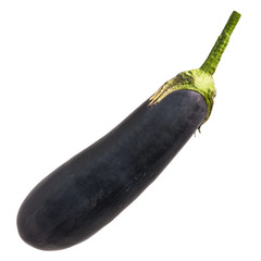 Eggplant close-up 3d rendering with realistic texture