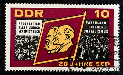 postage stamp, proletarians of all countries unite