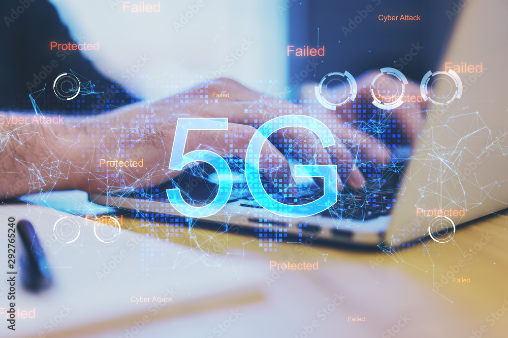 Poster internet and web speed concept