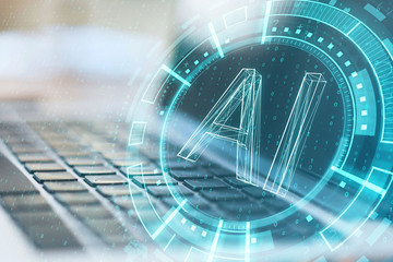 Artificial intelligence and technology concept