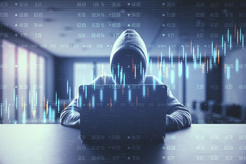 Finance and hacking concept