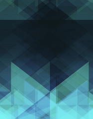 Abstract blue crystal backdrop