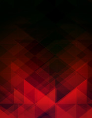 Abstract red crystal background