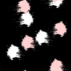 Brush stroke circle. Abstract seamless background. Pastel drawn. Colorful brush stroke circle.