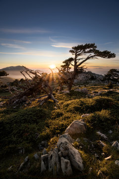 Tramonto Loricato sul Pollino