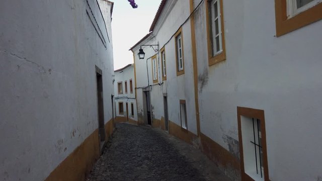  View of Evora city in Alentejo portugal
