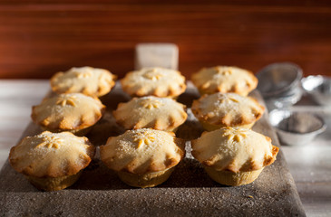 Traditional Christmas mince pies