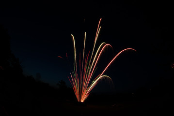 Night Fountain Firework