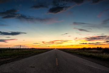 Country Road Sunset