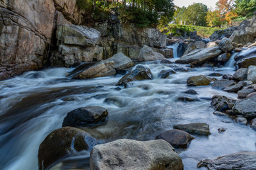 wanter flowing at Wilmington Flume