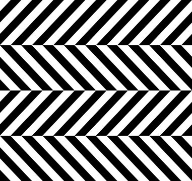 Seamless vector striped pattern. Modern stylish zigzag texture.