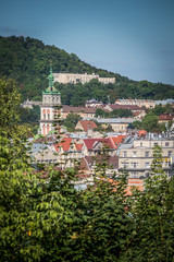 panoramic view of old town