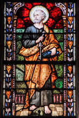Fototapeta premium Saint Peter stain glass