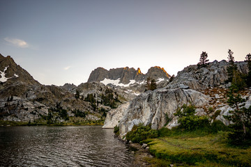 Remote Ediza Lake Eastern Sierra Mountains California Ansel Adams