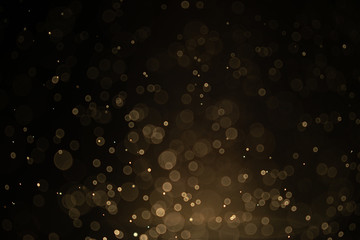 Texture background abstract black and gold Glitter and elegant for Christmas Dust white. Sparkling...