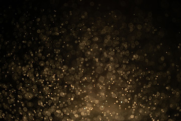 Texture background abstract black and gold Glitter and elegant for Christmas Dust white. Sparkling...